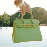 Hermès Birkin 30 Vert Criquet Epsom GHW
