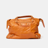 Balenciaga Classic City Bag Orange Leather GHW