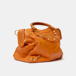 Balenciaga Classic City Bag Orange Leather GHW