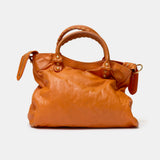 Balenciaga Classic City Bag Orange Leather GHW