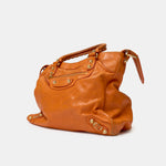 Balenciaga Classic City Bag Orange Leather GHW