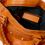 Balenciaga Classic City Bag Orange Leather GHW
