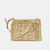Miu Miu Shoulder Bag Beige Python Leather GHW