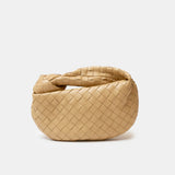 Bottega Veneta Mini Jodie Intrecciato Bag Beige Woven Leather