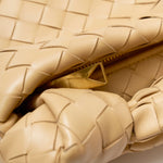 Bottega Veneta Mini Jodie Intrecciato Bag Beige Woven Leather