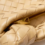 Bottega Veneta Mini Jodie Intrecciato Bag Beige Woven Leather