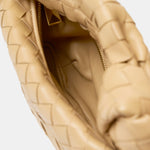 Bottega Veneta Mini Jodie Intrecciato Bag Beige Woven Leather
