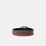 Gucci GG Buckle Belt Green & Red Python Leather GHW