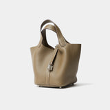 Hermès Picotin 18 Etoupe Clemence PHW