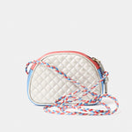 Gucci Mini Quilted Metallic Trapuntata Red Blue Bag