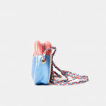Gucci Mini Quilted Metallic Trapuntata Red Blue Bag