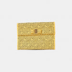 Salvatore Ferragamo Yellow Clutch