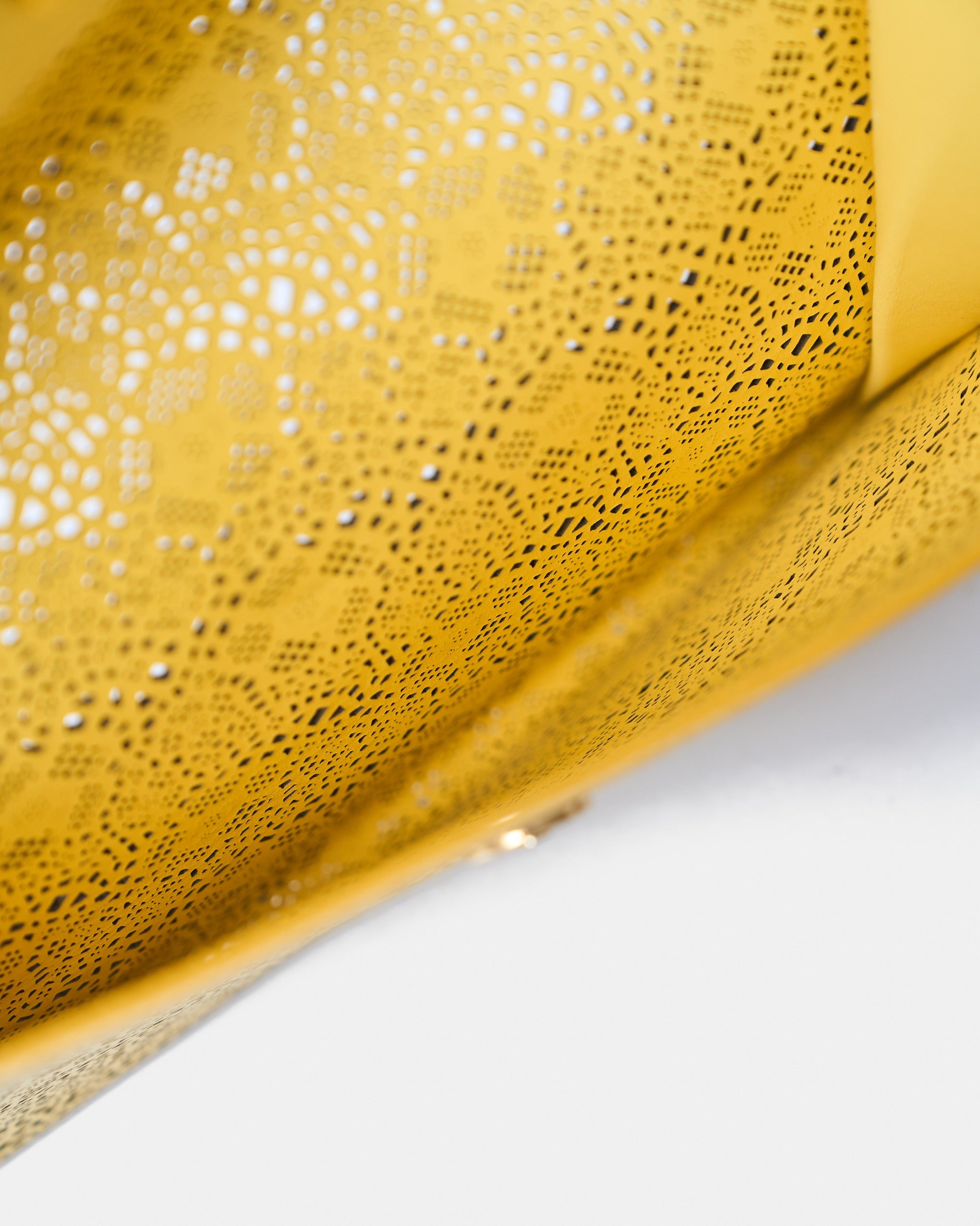 Salvatore Ferragamo Yellow Clutch