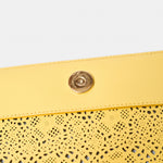Salvatore Ferragamo Yellow Clutch