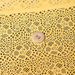 Salvatore Ferragamo Yellow Clutch