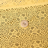 Salvatore Ferragamo Yellow Clutch