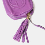 Gucci Soho Disco Purple Leather Bag