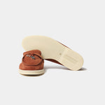 Loro Piana Summer Nautical Charms Walk Orange Loafers