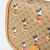 Gucci x Disney Shoulder BagMini GG Supreme Mickey Mouse Small Beige