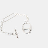 Hermès Silver Chain Bracelet