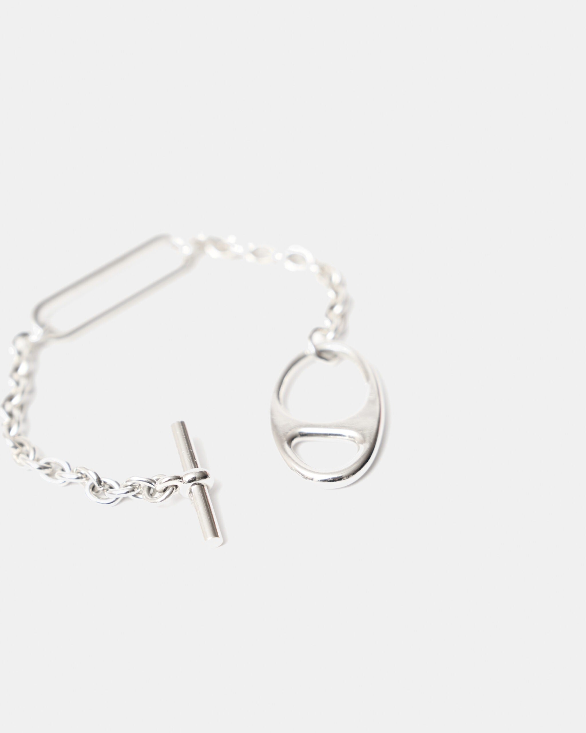 Hermès Silver Chain Bracelet