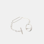 Hermès Silver Chain Bracelet