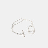 Hermès Silver Chain Bracelet