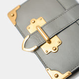 Prada Cloudy Gray Small Saffiano Wallet