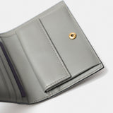 Prada Cloudy Gray Small Saffiano Wallet