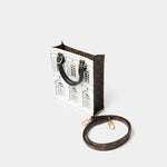 Louis Vuitton x Fornasetti Petit Sac Plat Black White