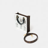 Louis Vuitton x Fornasetti Petit Sac Plat Black White