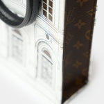 Louis Vuitton x Fornasetti Petit Sac Plat Black White