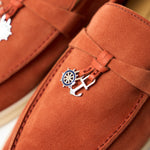 Summer Nautical Charms Walk Orange Loafers