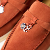 Summer Nautical Charms Walk Orange Loafers