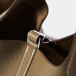 Hermès Picotin 18 Etoupe Clemence PHW