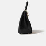 Hermès Kelly Retourne 28 Black Togo GHW