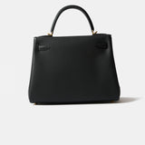 Hermès Kelly Retourne 28 Black Togo GHW