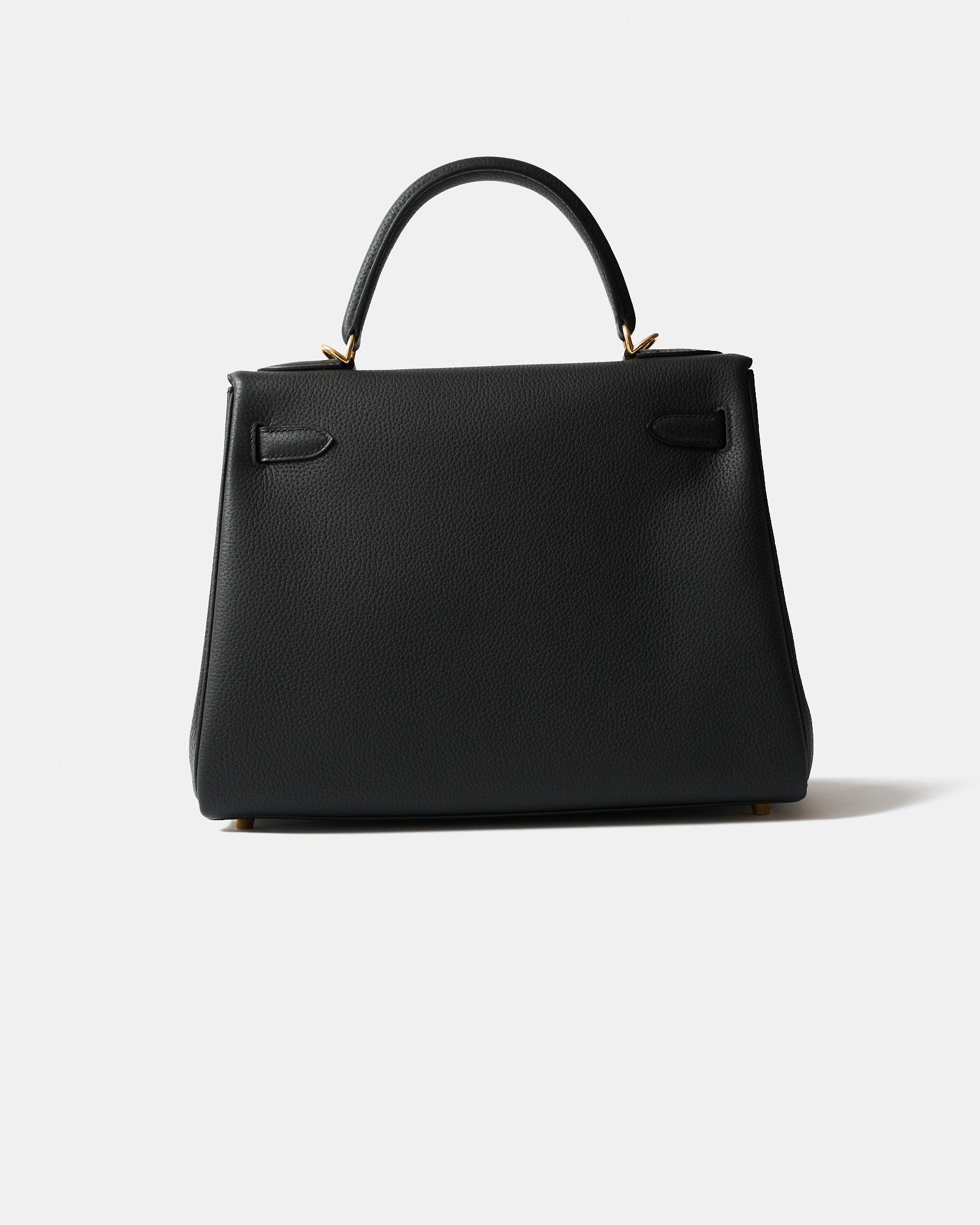 Hermès Kelly Retourne 28 Black Togo GHW