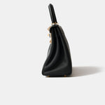 Hermès Kelly Retourne 28 Black Togo GHW