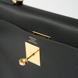 Hermès Kelly Retourne 28 Black Togo GHW