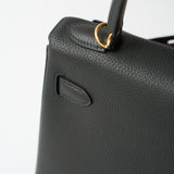 Hermès Kelly Retourne 28 Black Togo GHW