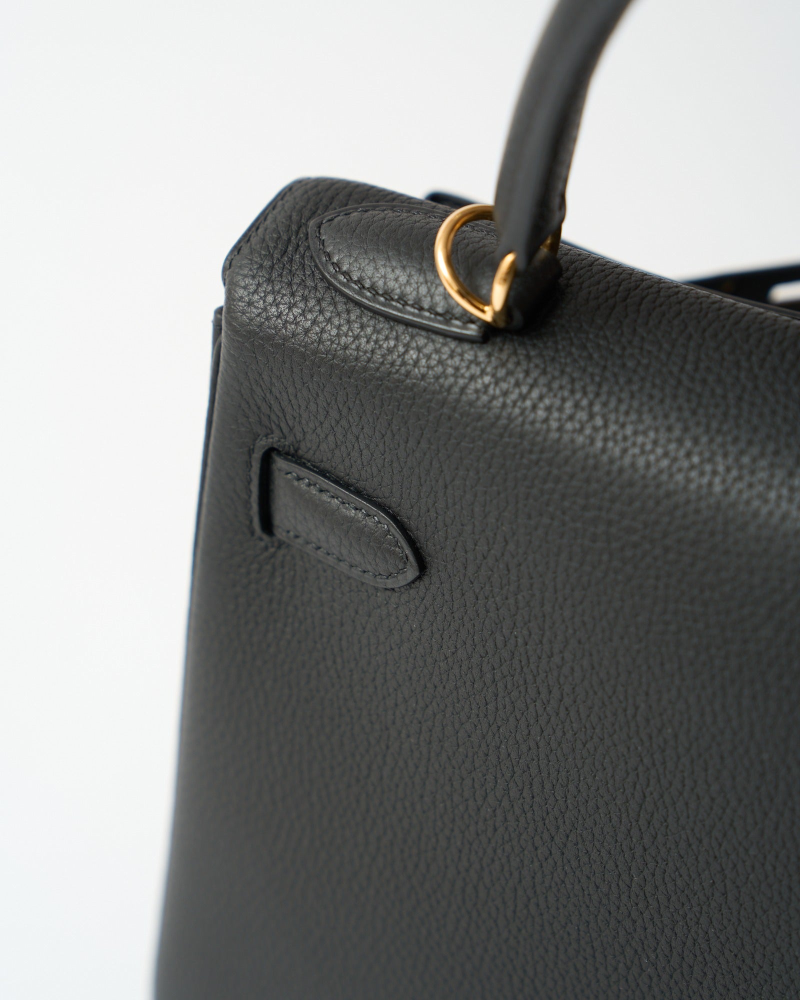 Hermès Kelly Retourne 28 Black Togo GHW