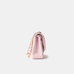 Chanel Classic Double Flap Medium Pink Caviar Gold-Tone Metal