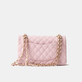 Chanel Classic Double Flap Medium Pink Caviar Gold-Tone Metal