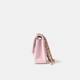 Chanel Classic Double Flap Medium Pink Caviar Gold-Tone Metal