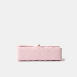 Chanel Classic Double Flap Medium Pink Caviar Gold-Tone Metal