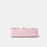 Chanel Classic Double Flap Medium Pink Caviar Gold-Tone Metal