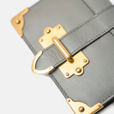 Prada Cloudy Gray Small Saffiano Wallet