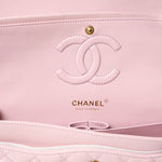 Chanel Classic Double Flap Medium Pink Caviar Gold-Tone Metal