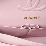 Chanel Classic Double Flap Medium Pink Caviar Gold-Tone Metal